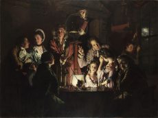 An Experiment on a Bird in an Air Pump by Joseph Wright of Derby, 1768 (Joseph Wright of Derby - National Gallery, London)